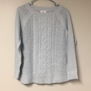 Women’s Grey Cable Knit Sweater NWOT